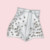 Short jean blanc taille haute 