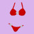 Bikini rouge