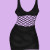 Robe - Black Mesh