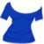 Top bleu