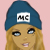BonnetMC bleu.
