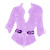Chemise violette
