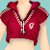 Gennea.. Haut Sport rouge