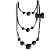 Collier gris foncé